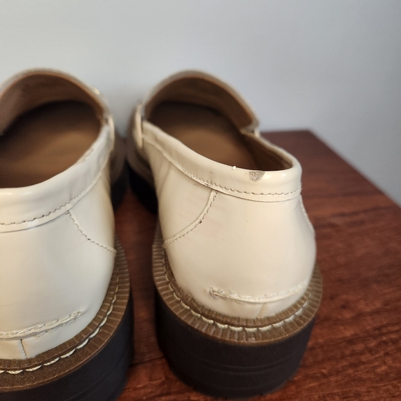 Laurs Lug Sole Loafer Sam Edelman Modern Ivory Size 9 - Picture 6 of 11